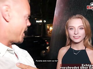 german berlin agent pick up young 18yo petite college teen on street for EroCom Date fuck